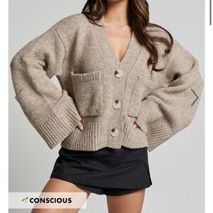 Button Cardigan Sweater